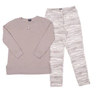 NEW Splendid 2pc PJ Pajama Pyjama Set | Grey